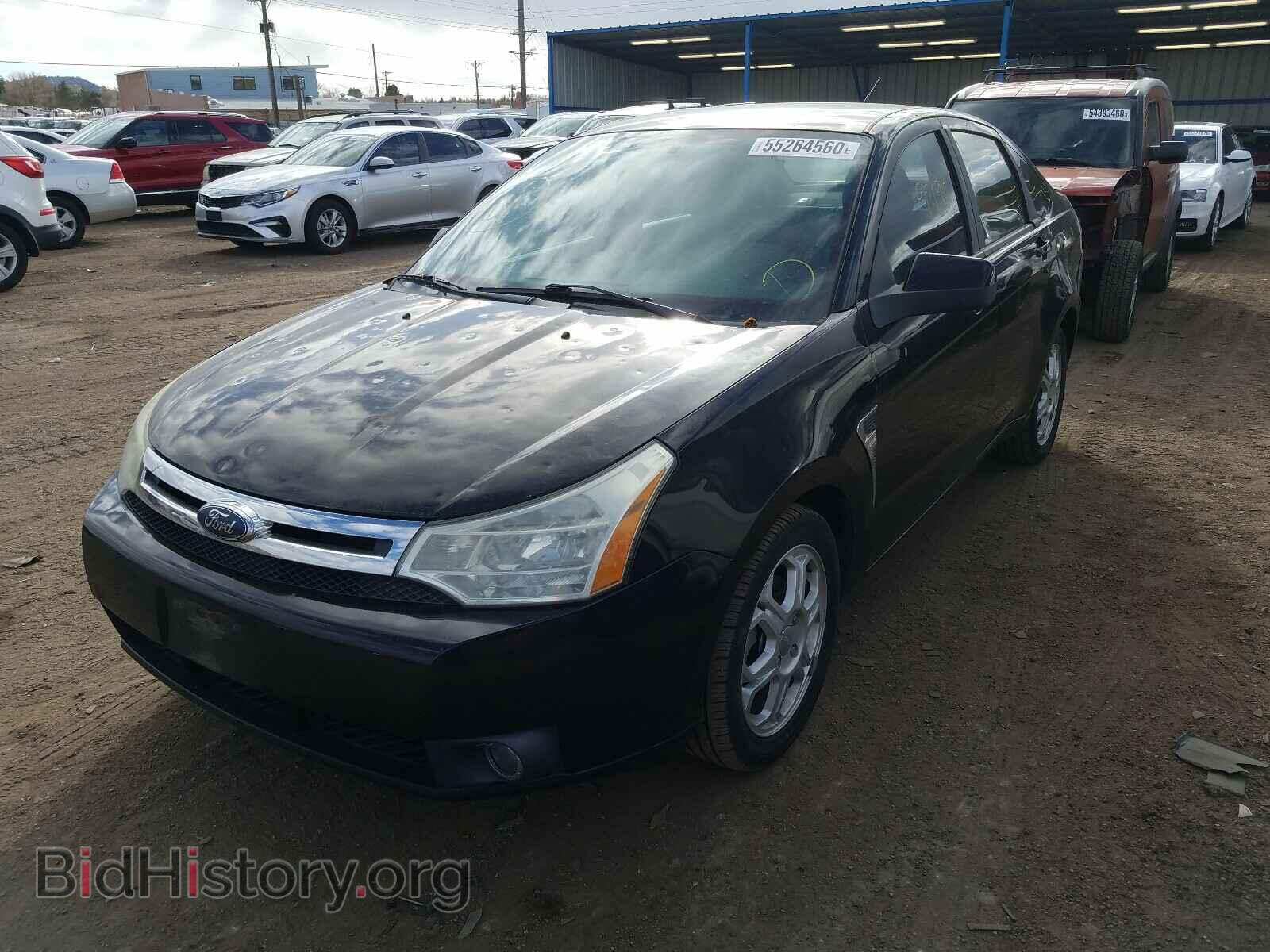 2008 FORD FOCUS - VIN: 1FAHP35N68W248305 - Фото 2