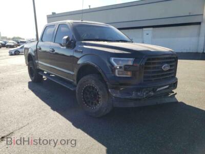 2017 Ford F-150 F150 Super, черный — VIN 1FTEW1EF8HFB41740, Copart