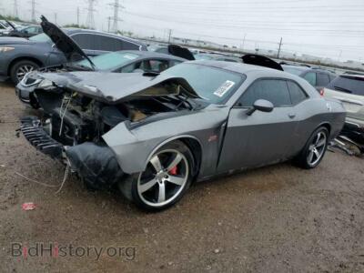 2012 Dodge CHALLENGER SRT-8, gray — VIN 2C3CDYCJ9CH229723, Copart