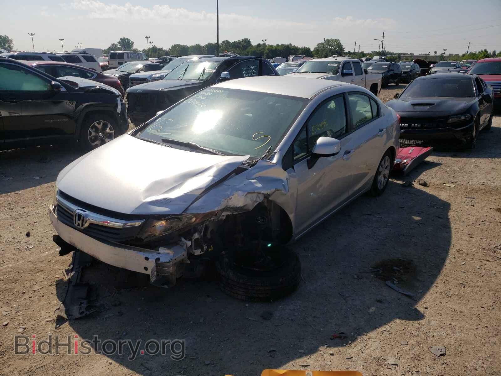 2012 HONDA CIVIC - VIN: 19XFB2F55CE031615 - Фото 2