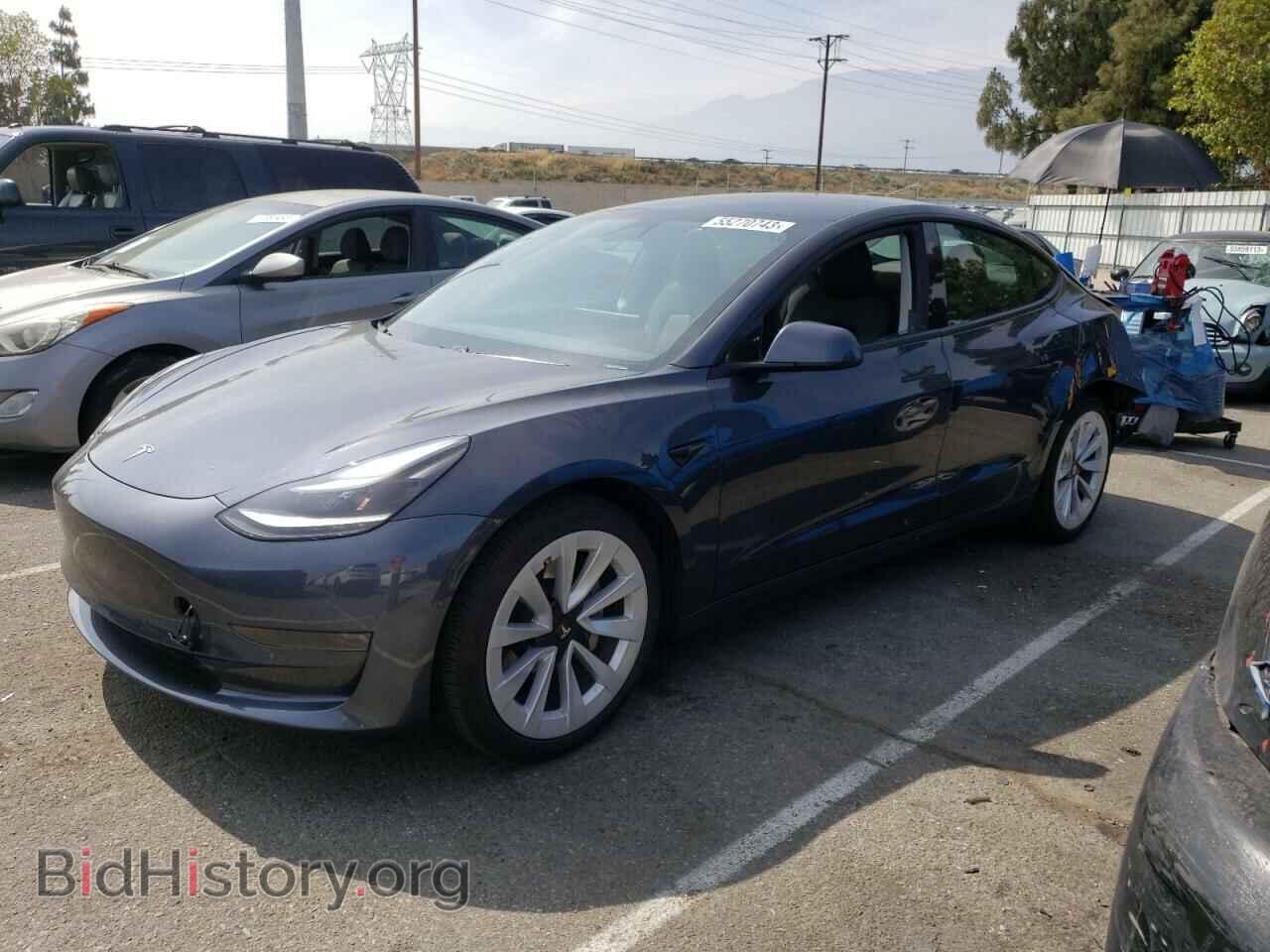 Photo 5YJ3E1EAXMF018082 - TESLA MODEL 3 2021