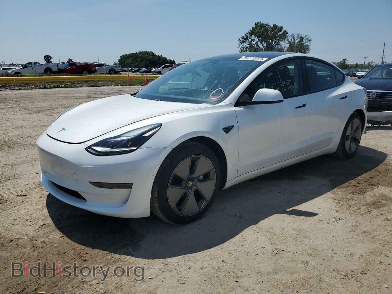 Photo 5YJ3E1EA2MF052758 - TESLA MODEL 3 2021