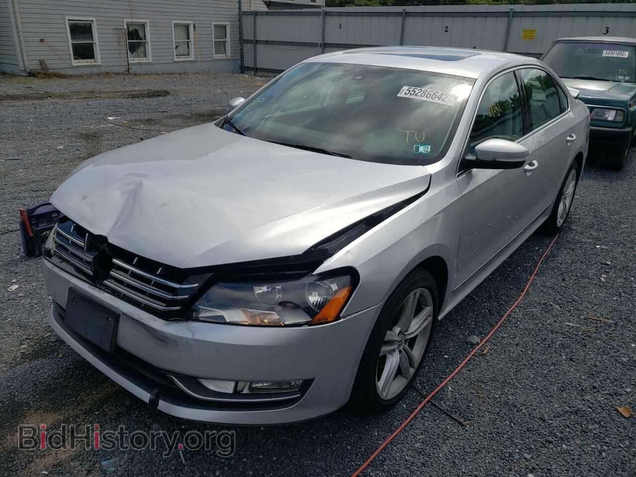 2014 VOLKSWAGEN PASSAT - VIN: 1VWCN7A3XEC045207 - Фото 2