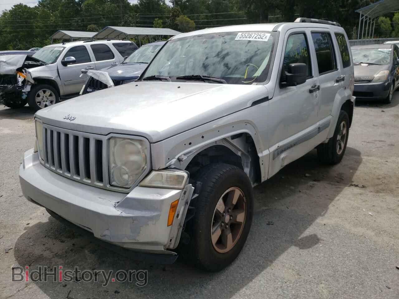2008 JEEP LIBERTY - VIN: 1J8GP28K48W156443 - Фото 2