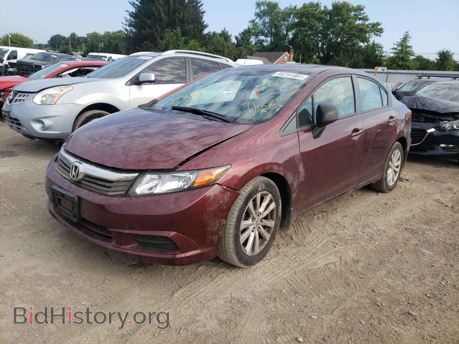 2012 HONDA CIVIC - VIN: 19XFB2F82CE357382 - Фото 2