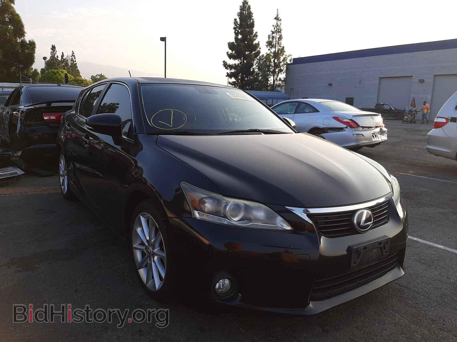 Фотография JTHKD5BH7C2084368 - LEXUS CT 200 2012