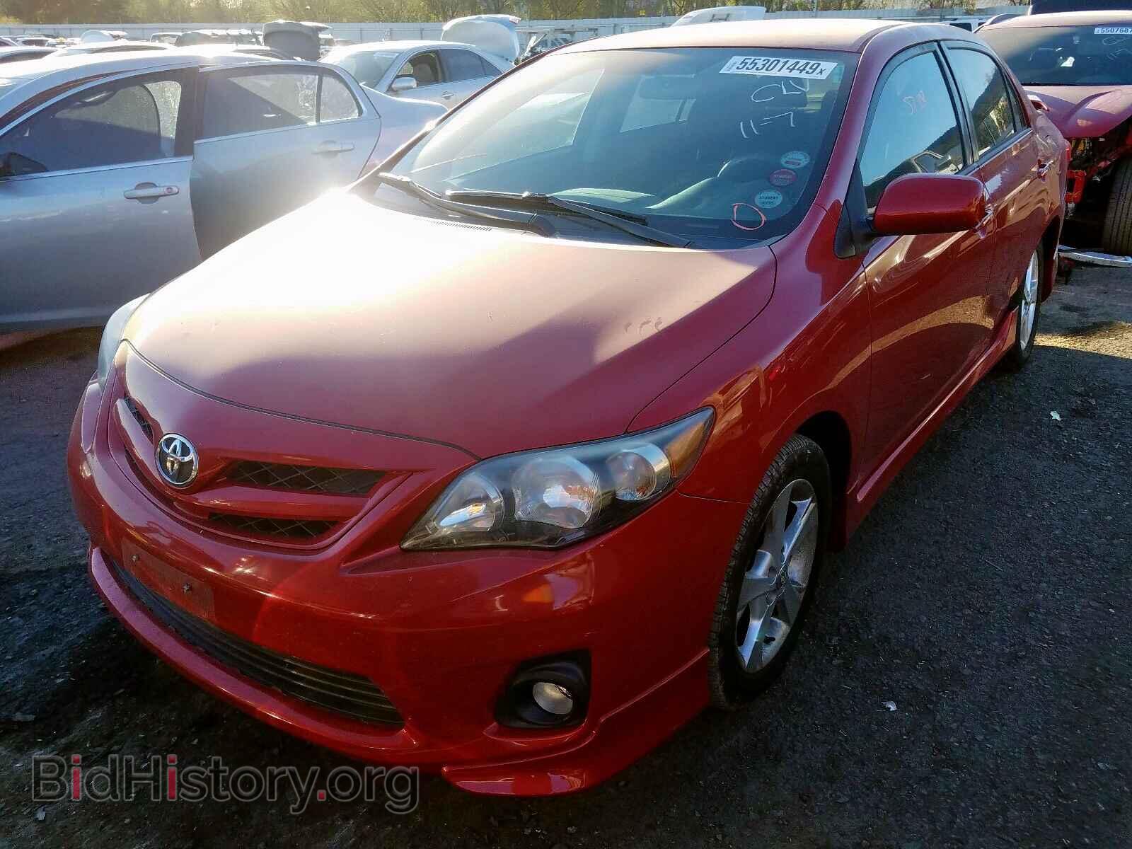 2011 TOYOTA COROLLA BA - VIN: 2T1BU4EEXBC745159 - Фото 2