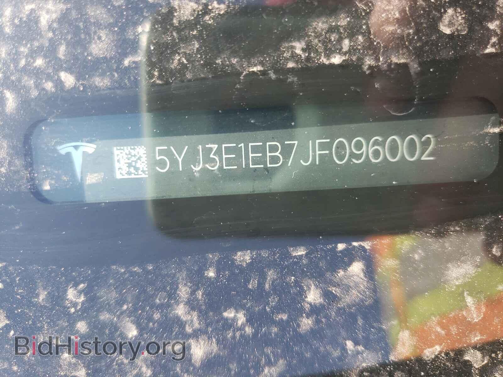2018 TESLA MODEL 3 - VIN: 5YJ3E1EB7JF096002 - Фото 10