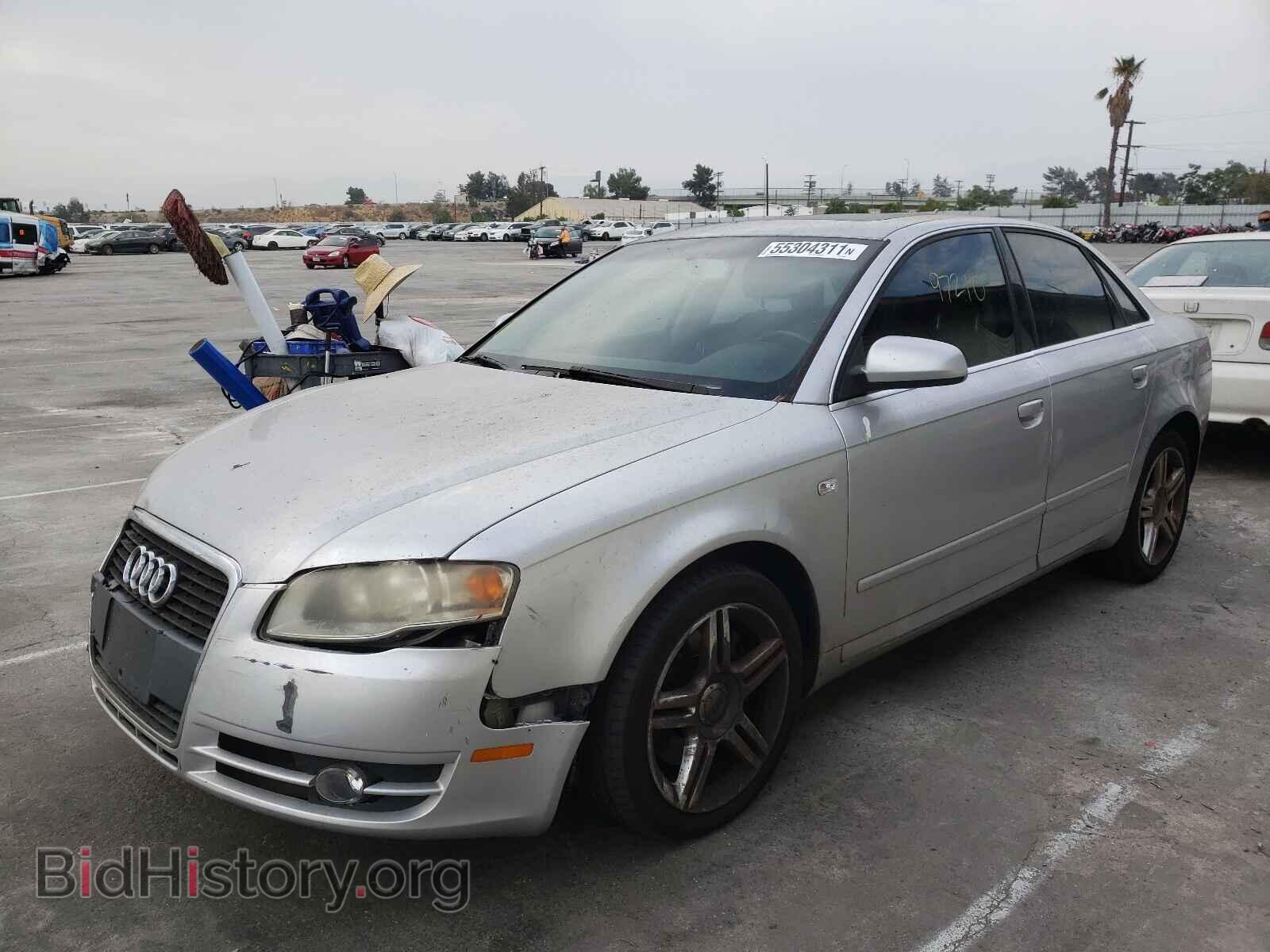 2007 AUDI A4 - VIN: WAUAF78E97A252066 - Фото 2