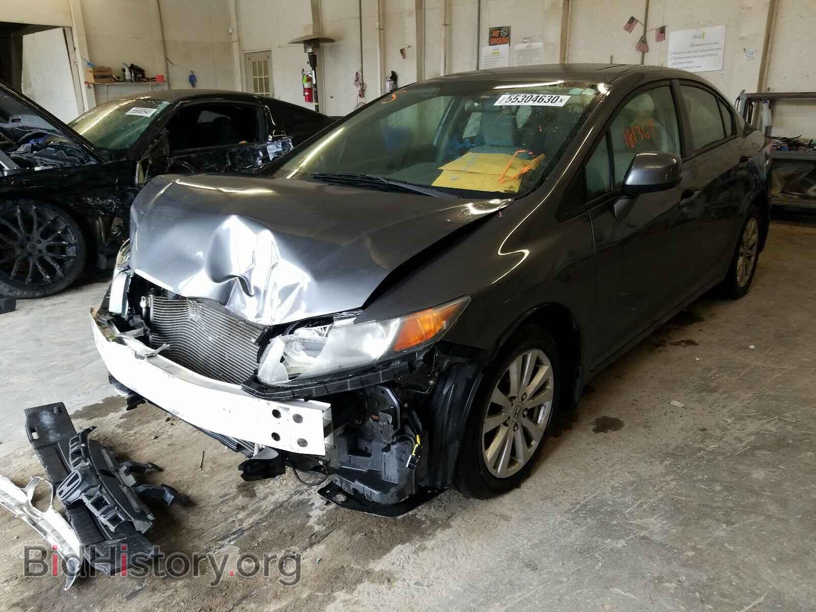 2012 HONDA CIVIC - VIN: 19XFB2F87CE025454 - Фото 2