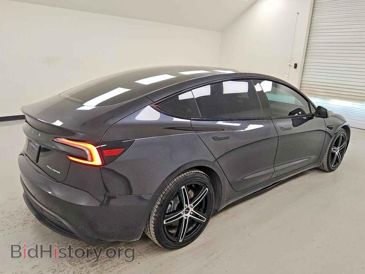 2024 TESLA MODEL 3 - VIN: 5YJ3E1EB4RF743791 - Фото 3