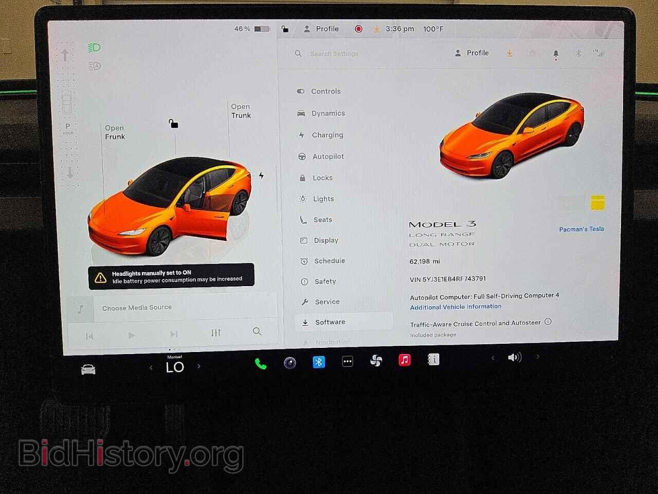 2024 TESLA MODEL 3 - VIN: 5YJ3E1EB4RF743791 - Фото 9