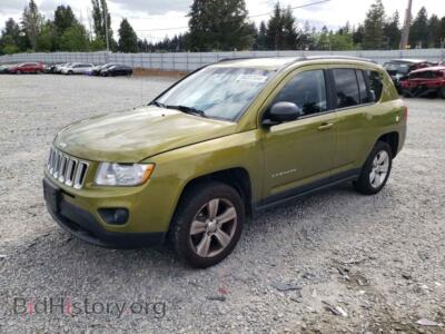 2012 Jeep COMPASS Sport, green — VIN 1C4NJDBB5CD612345, Copart