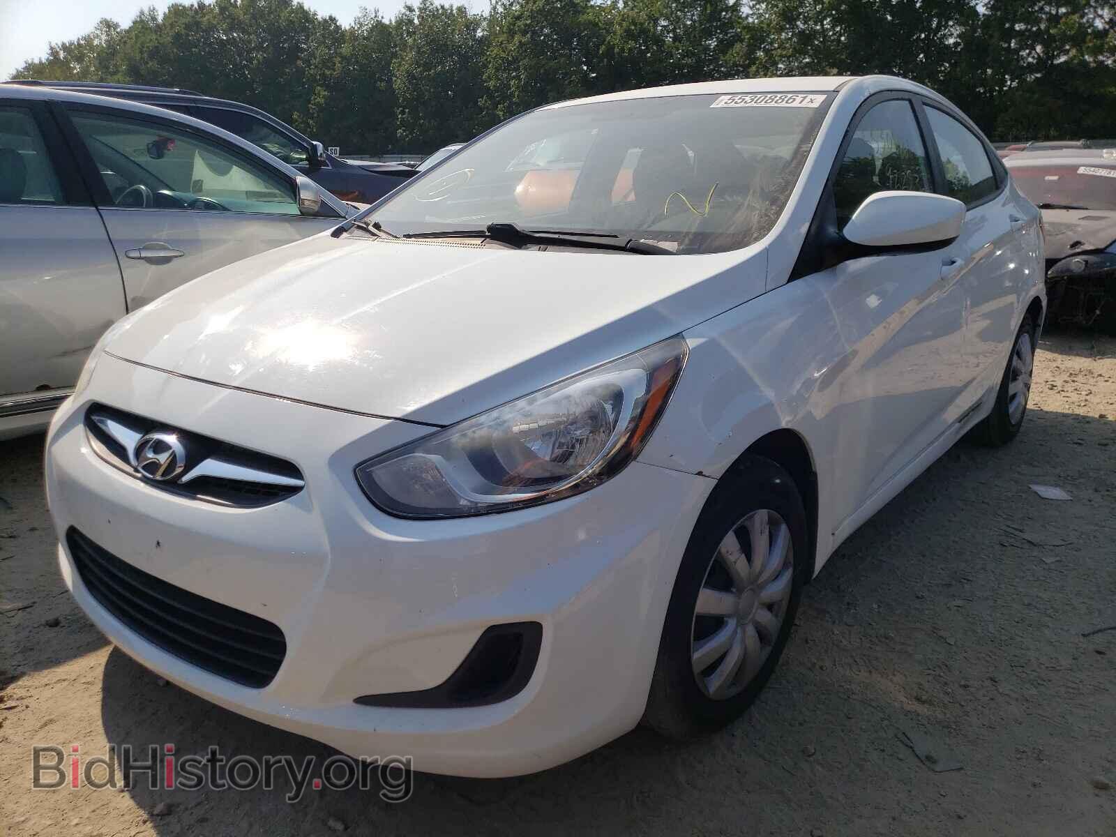 2013 HYUNDAI ACCENT - VIN: KMHCT4AEXDU477275 - Фото 2