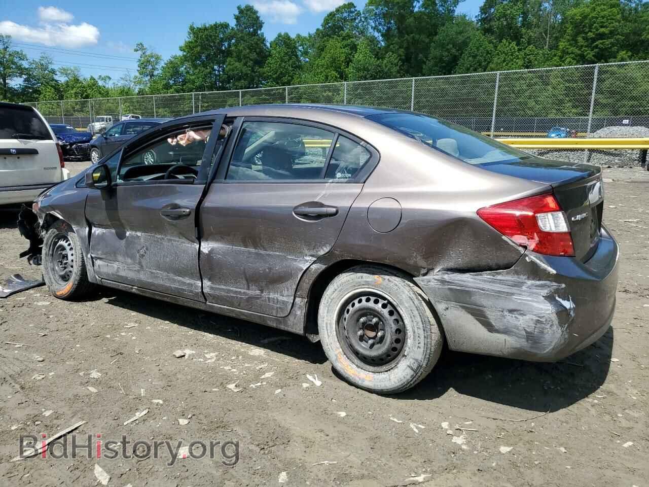 2012 HONDA CIVIC - VIN: 2HGFB2F54CH540021 - Фото 2
