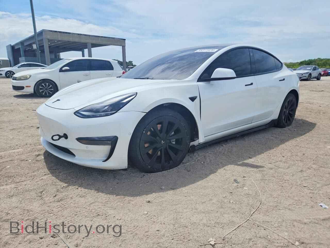 Photo 5YJ3E1EBXNF187030 - TESLA MODEL 3 2022