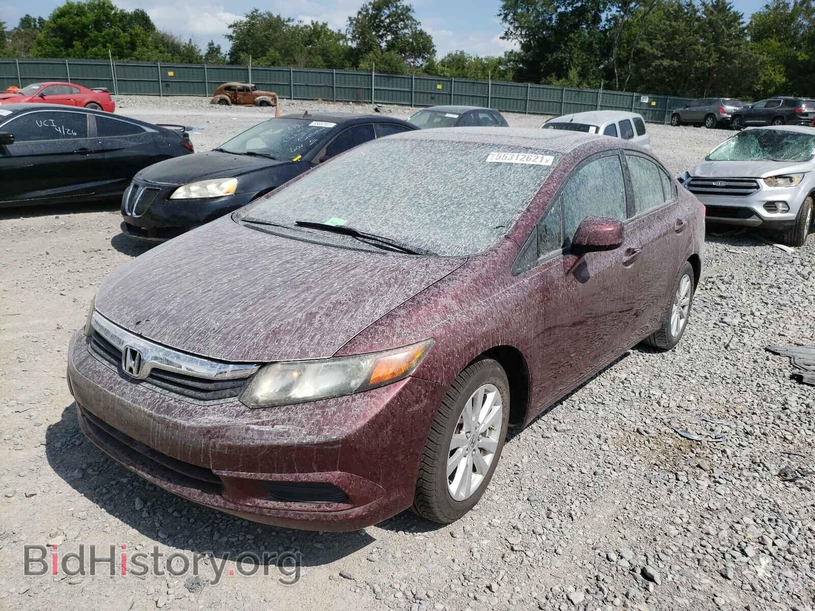 2012 HONDA CIVIC - VIN: 2HGFB2F82CH543364 - Фото 2