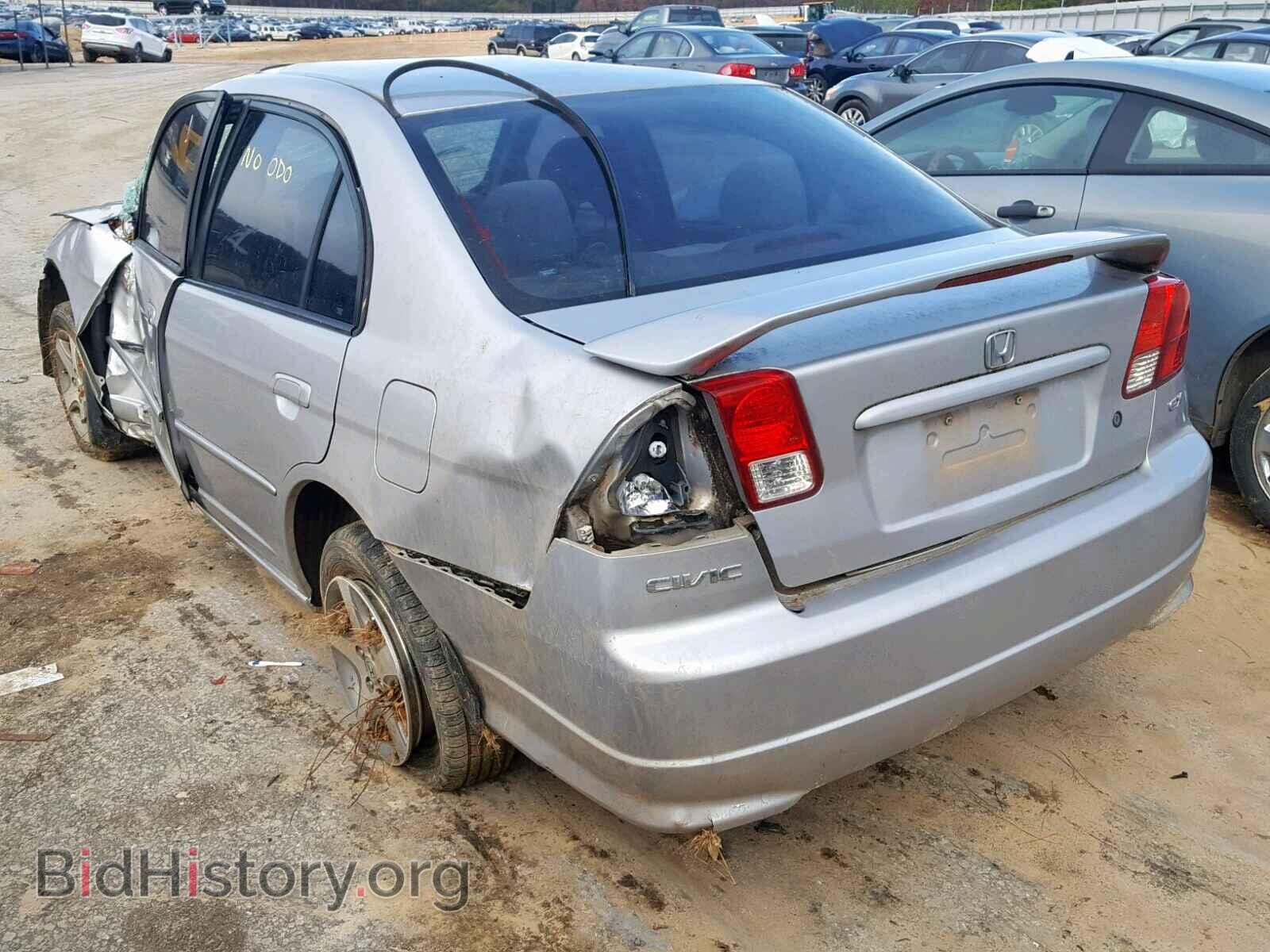 2005 HONDA CIVIC - VIN: 2HGES26705H553493 - Фото 3