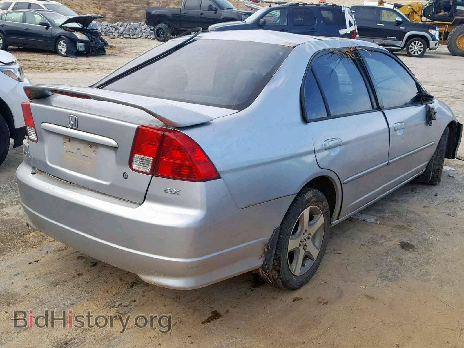2005 HONDA CIVIC - VIN: 2HGES26705H553493 - Фото 4