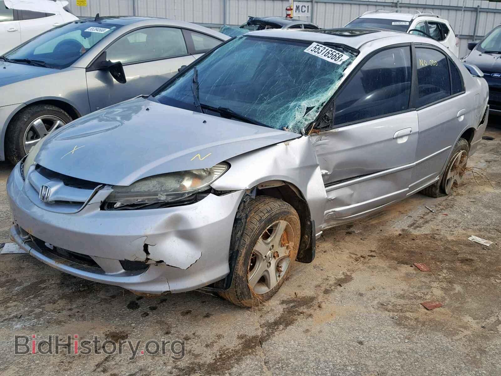 2005 HONDA CIVIC - VIN: 2HGES26705H553493 - Фото 9