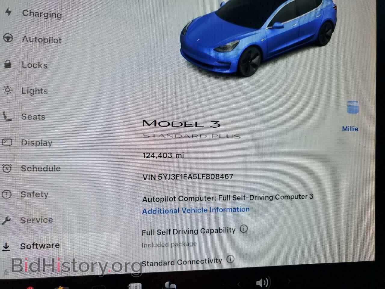 2020 TESLA MODEL 3 - VIN: 5YJ3E1EA5LF808467 - Фото 9