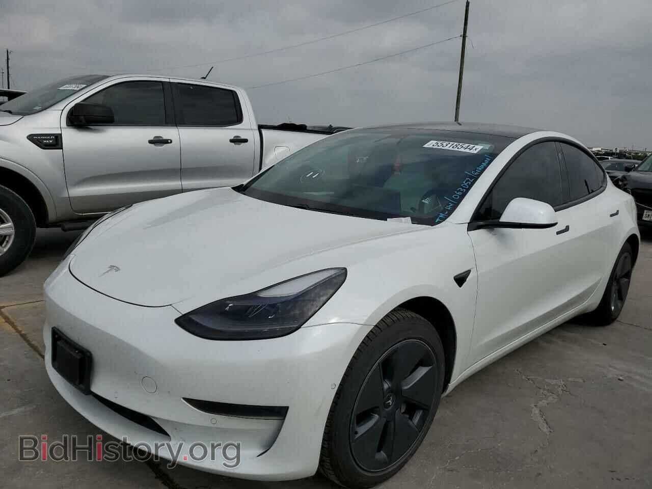 Photo 5YJ3E1EA6MF063052 - TESLA MODEL 3 2021