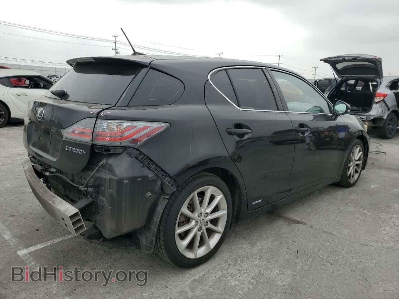 2011 LEXUS CT 200 - VIN: JTHKD5BH4B2033568 - Фото 3