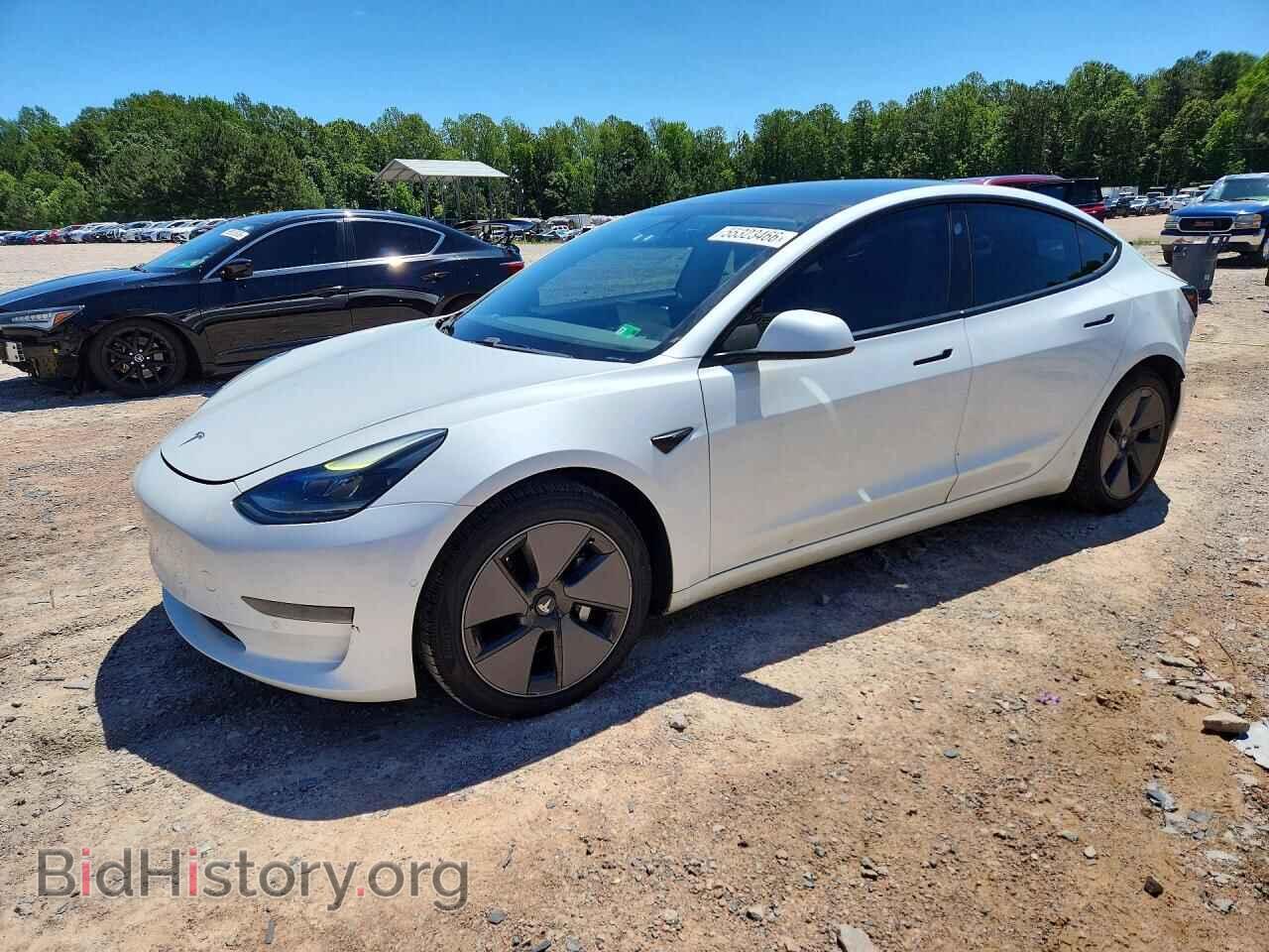 Фотография 5YJ3E1EAXMF919968 - TESLA MODEL 3 2021