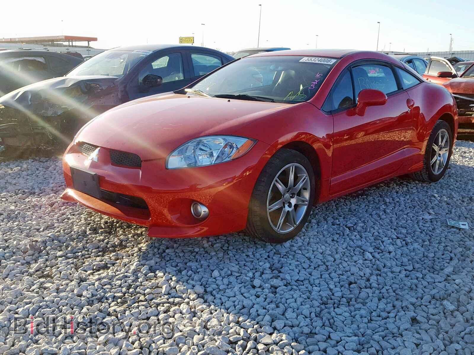 2006 MITSUBISHI ECLIPSE - VIN: 4A3AK44T36E035277 - Фото 2