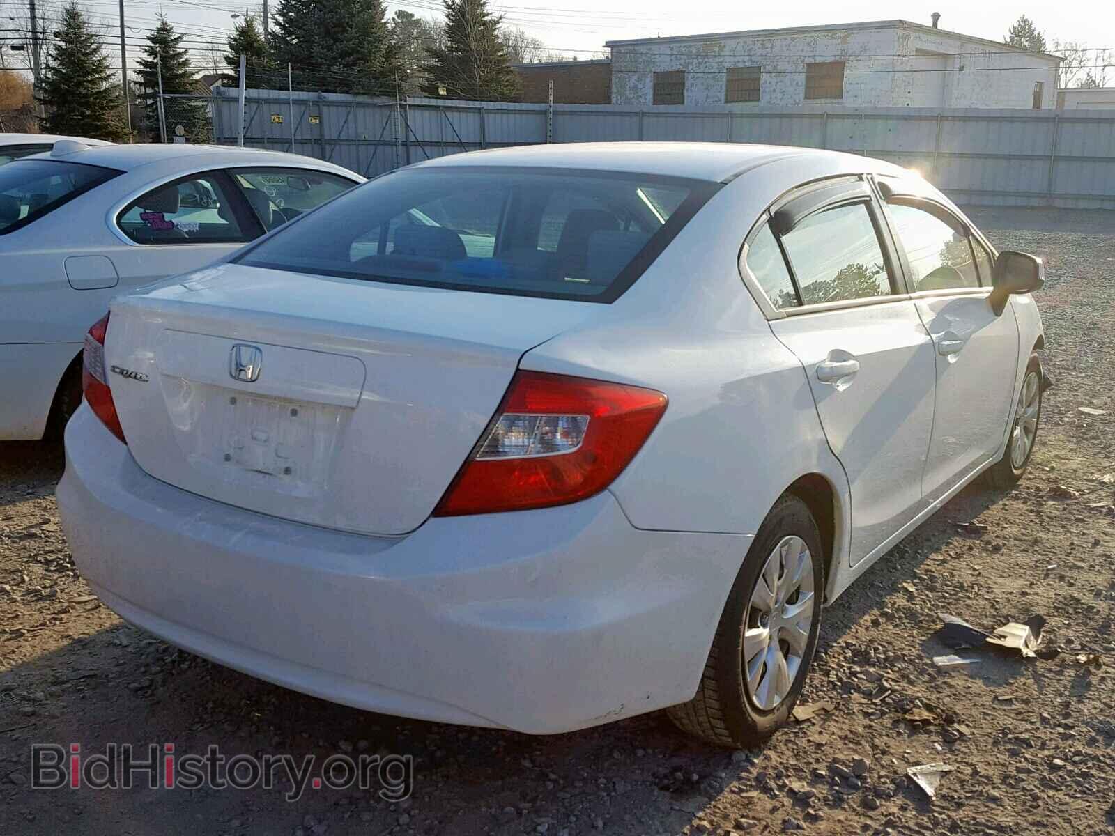 2012 HONDA CIVIC LX - VIN: 2HGFB2F5XCH587456 - Фото 4