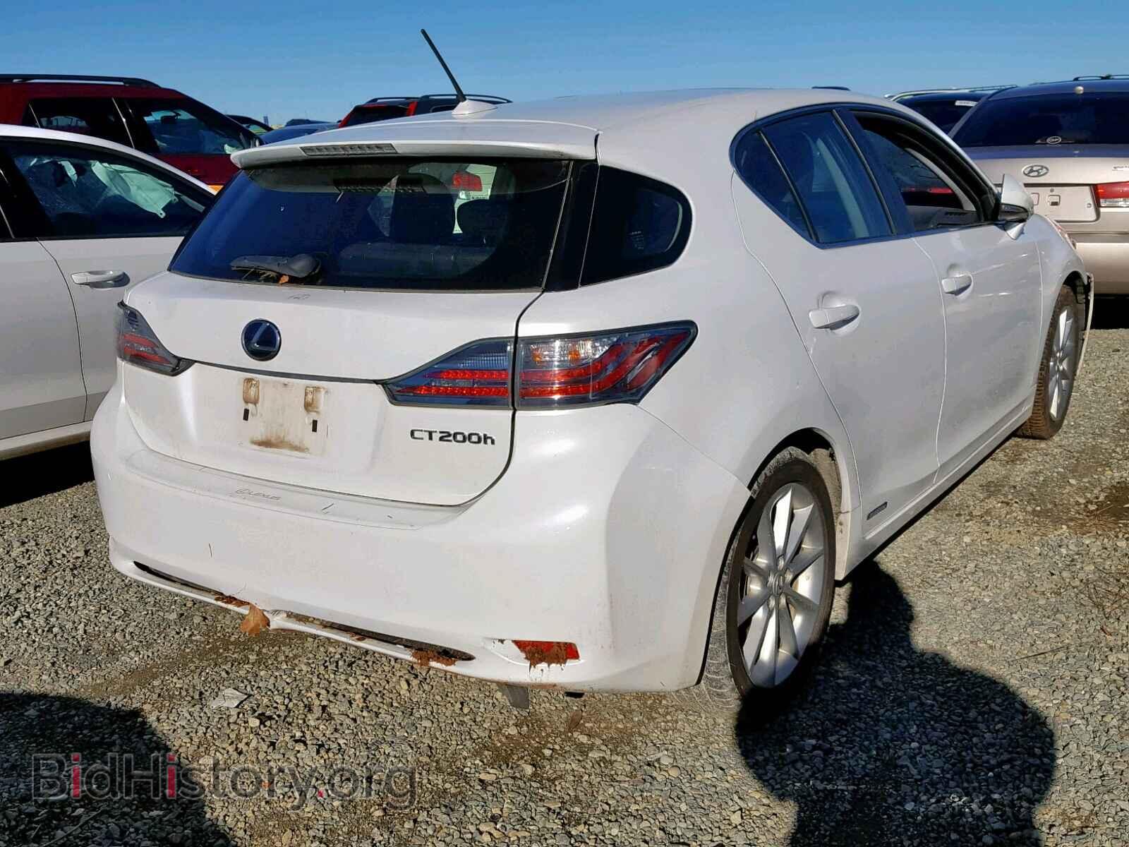 2011 LEXUS CT 200 - VIN: JTHKD5BH6B2005206 - Фото 4