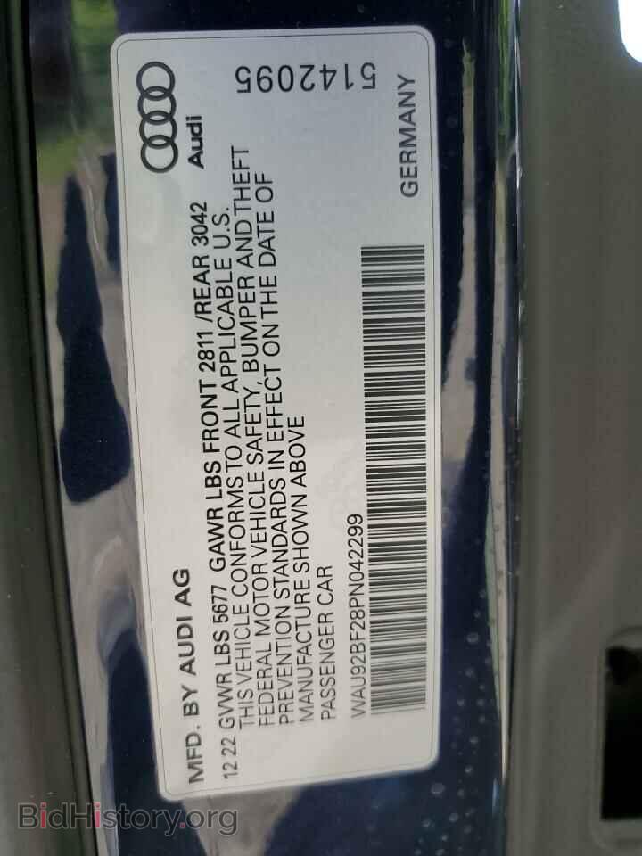 2023 AUDI A6 - VIN: WAU92BF28PN042299 - Фото 12