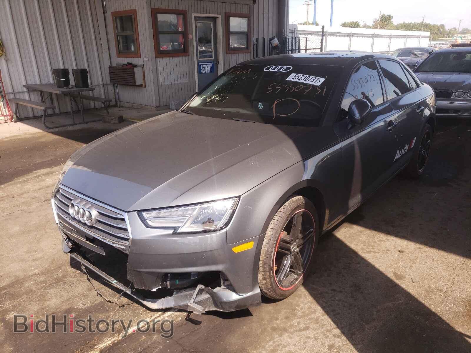 2017 AUDI A4 - VIN: WAUGNAF45HN018909 - Фото 2