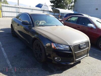 2012 Audi A5 A5 Premium, black — VIN WAULFAFR6CA021552, Copart
