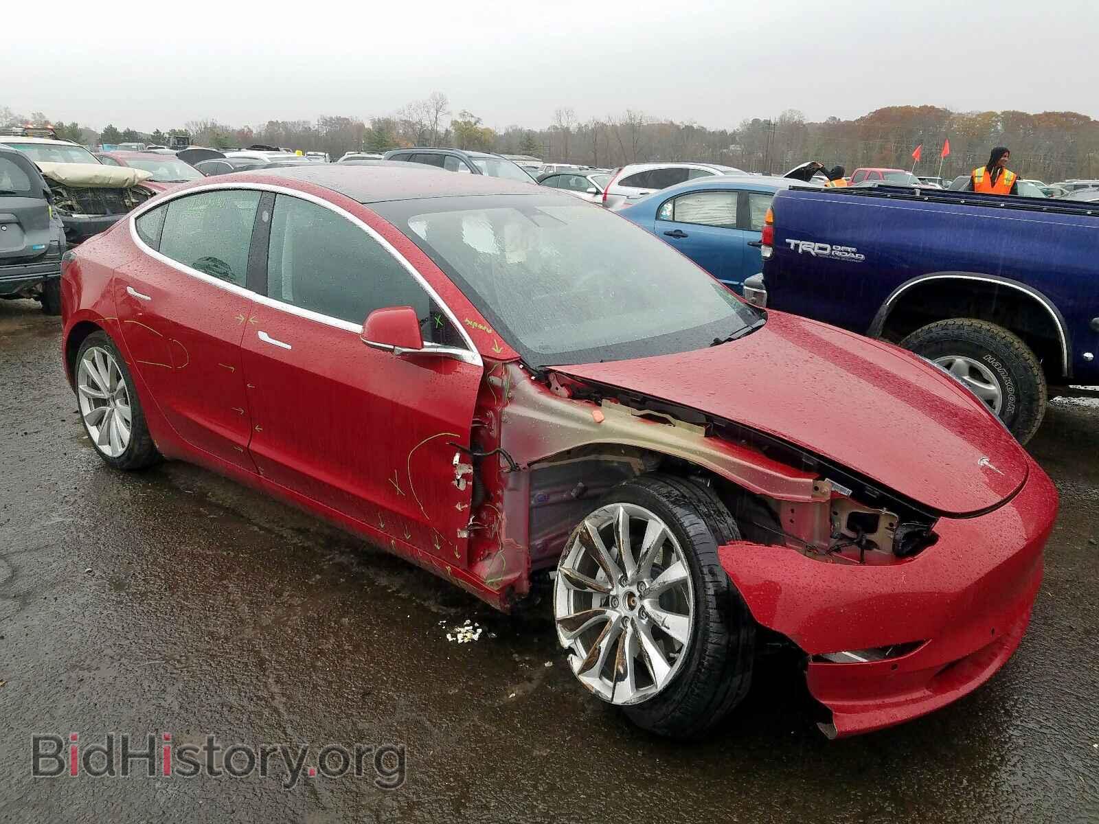 Photo 5YJ3E1EBXJF091747 - TESLA MODEL 3 2018