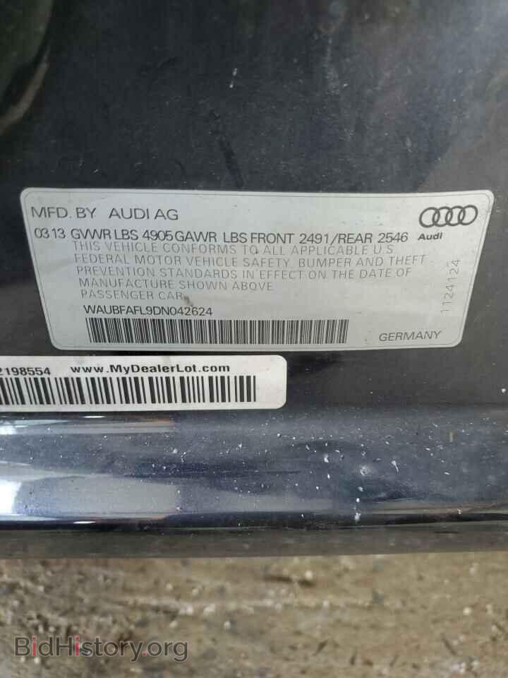 2013 AUDI A4 - VIN: WAUBFAFL9DN042624 - Фото 10