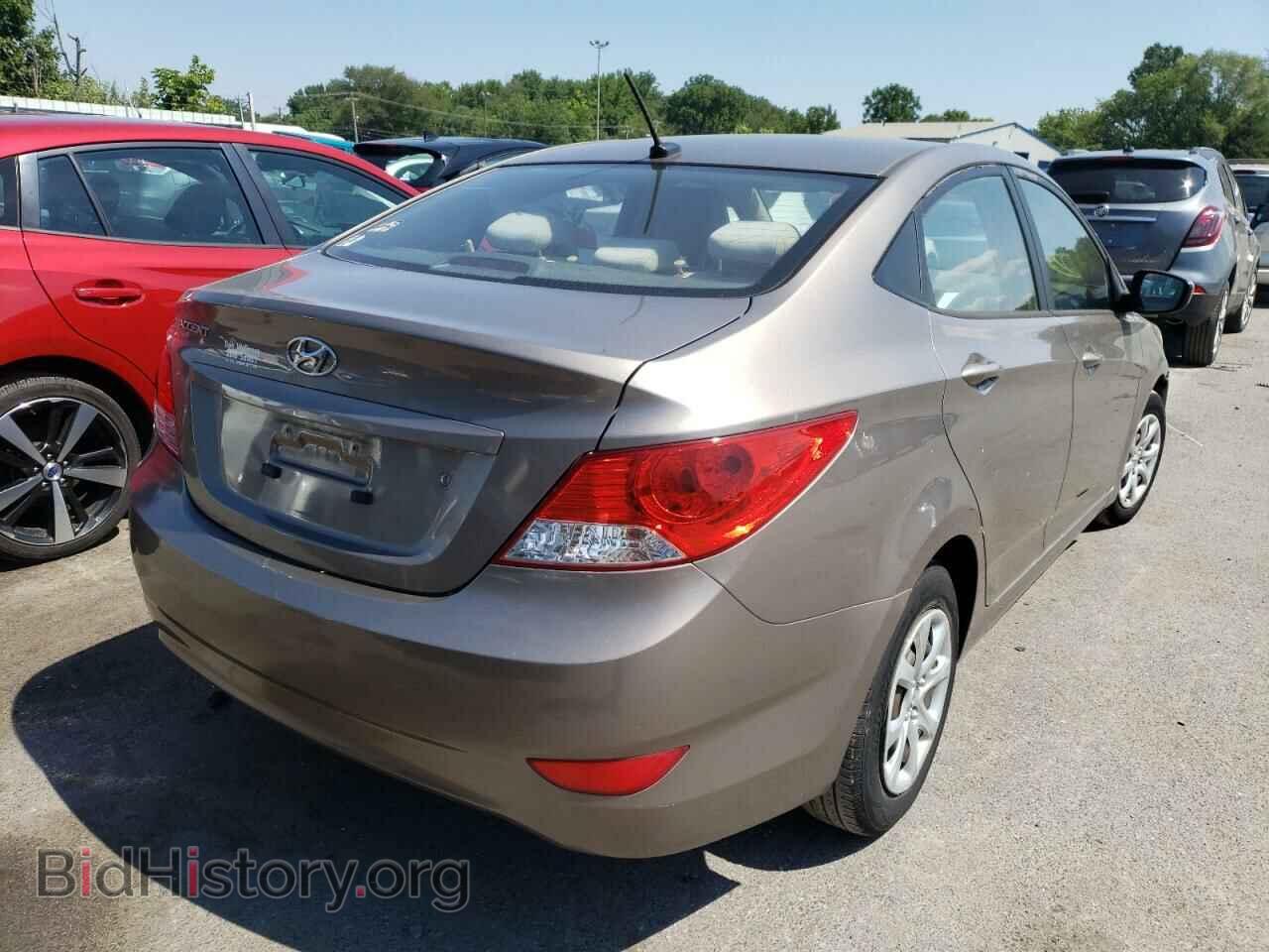 2013 HYUNDAI ACCENT - VIN: KMHCT4AE5DU507380 - Фото 4