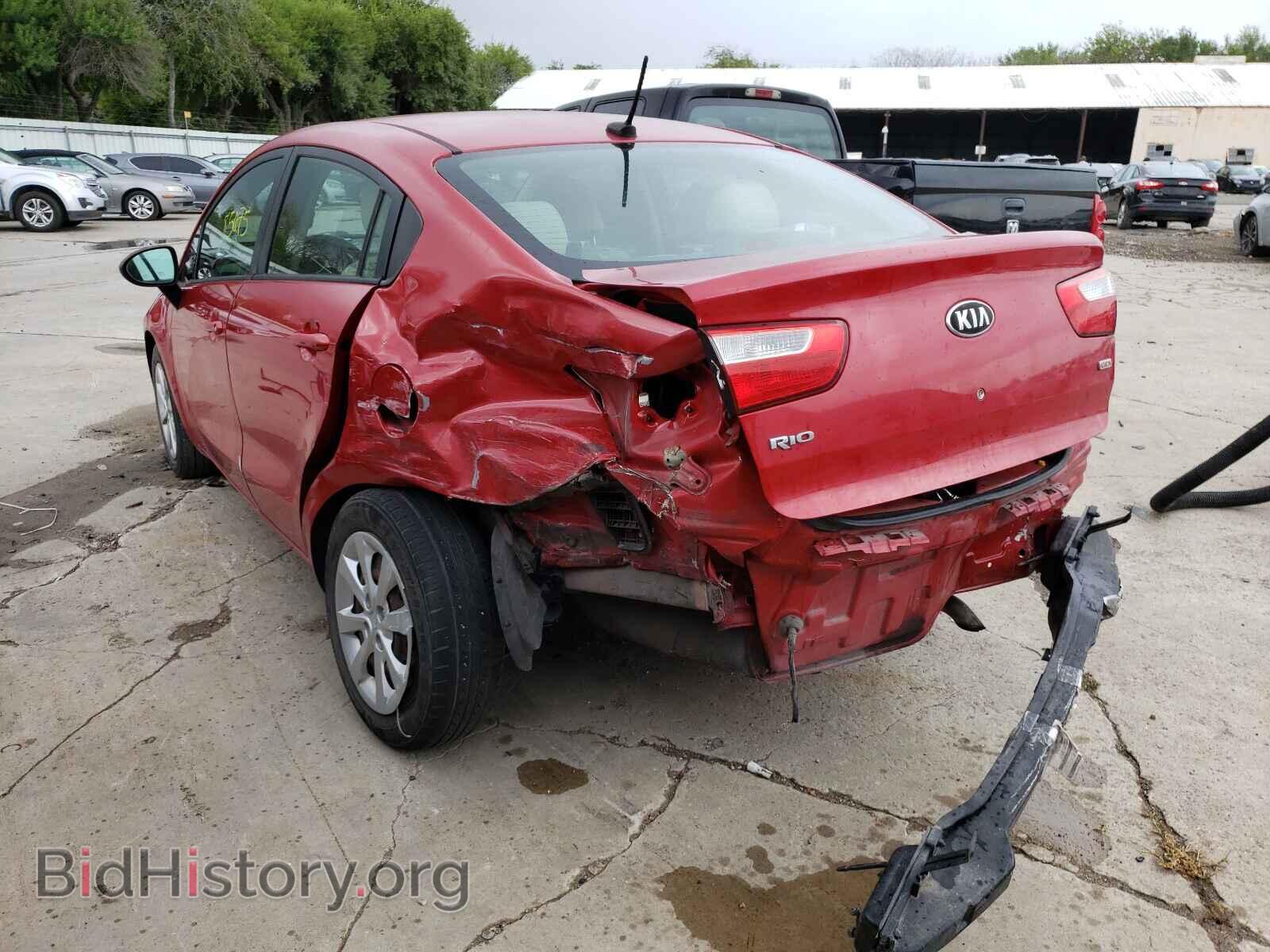 2013 KIA RIO - VIN: KNADM4A35D6223897 - Фото 3