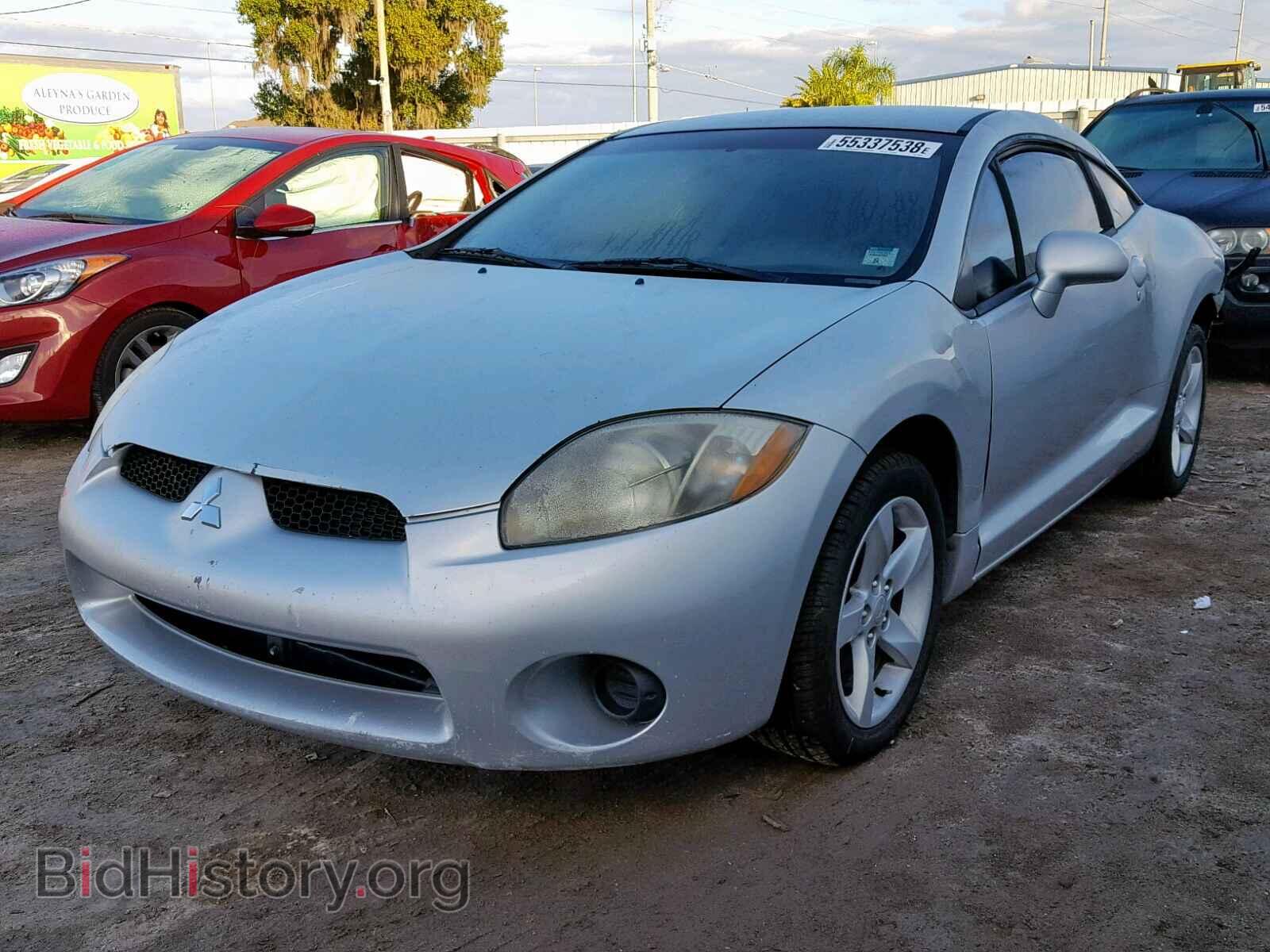 2006 MITSUBISHI ECLIPSE - VIN: 4A3AK24F16E007718 - Фото 2