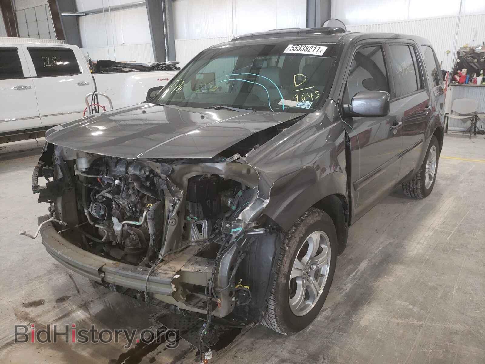 2013 HONDA PILOT - VIN: 5FNYF4H72DB069645 - Фото 2