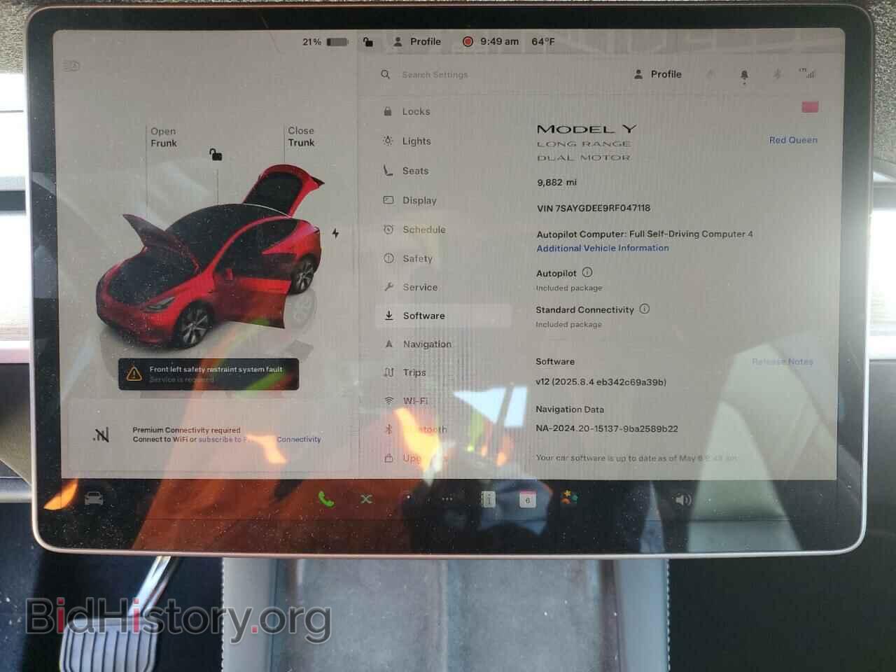 2024 TESLA MODEL Y - VIN: 7SAYGDEE9RF047118 - Photo 9