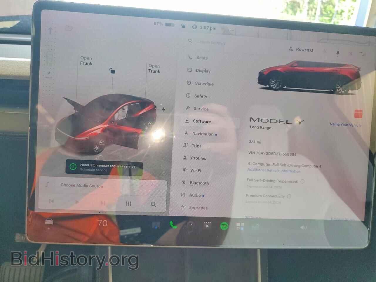 2026 TESLA MODEL Y - VIN: 7SAYGDED2TF558684 - Фото 9