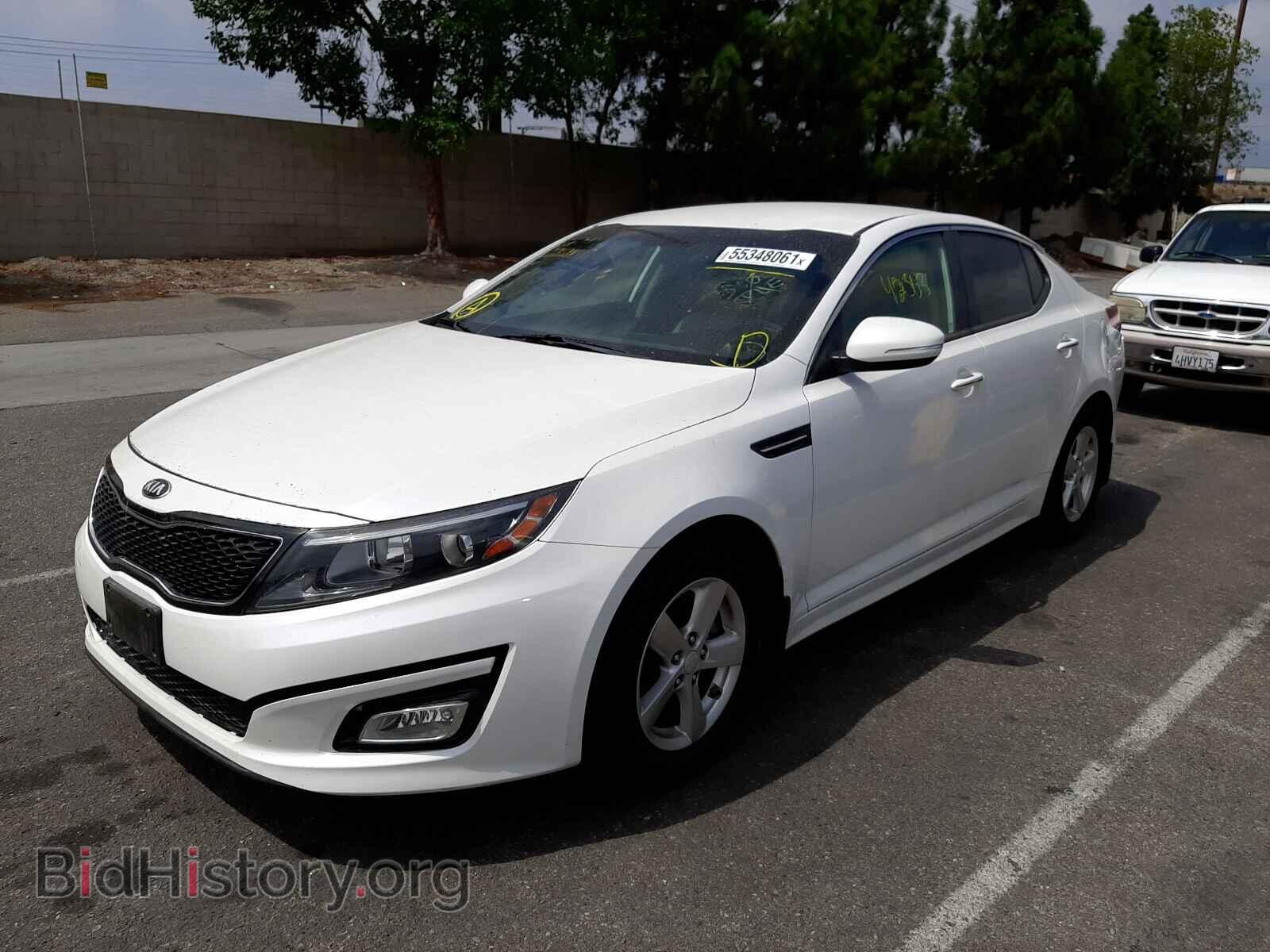 2015 KIA OPTIMA - VIN: KNAGM4A78F5661726 - Фото 2