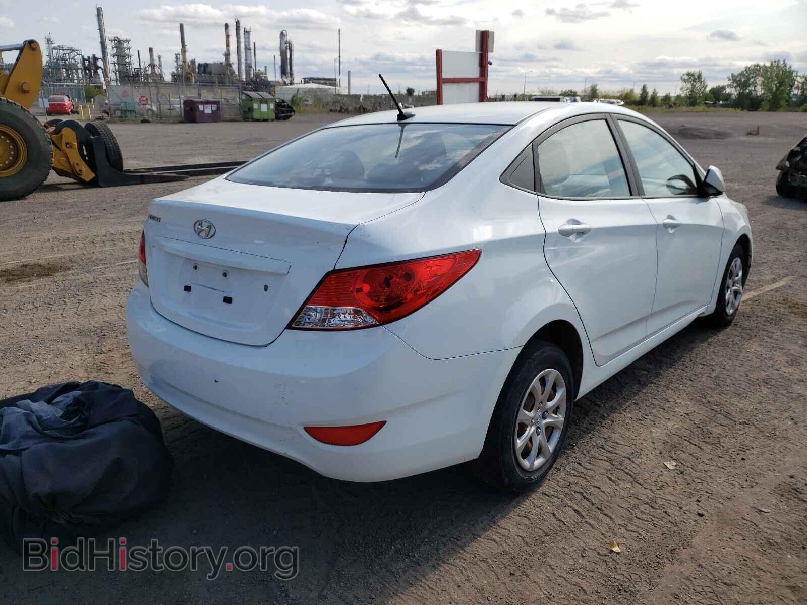 2013 HYUNDAI ACCENT - VIN: KMHCT4AE3DU402921 - Фото 4