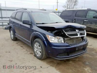 2017 Dodge JOURNEY SE, синий — VIN 3C4PDCAB3HT700744, Copart