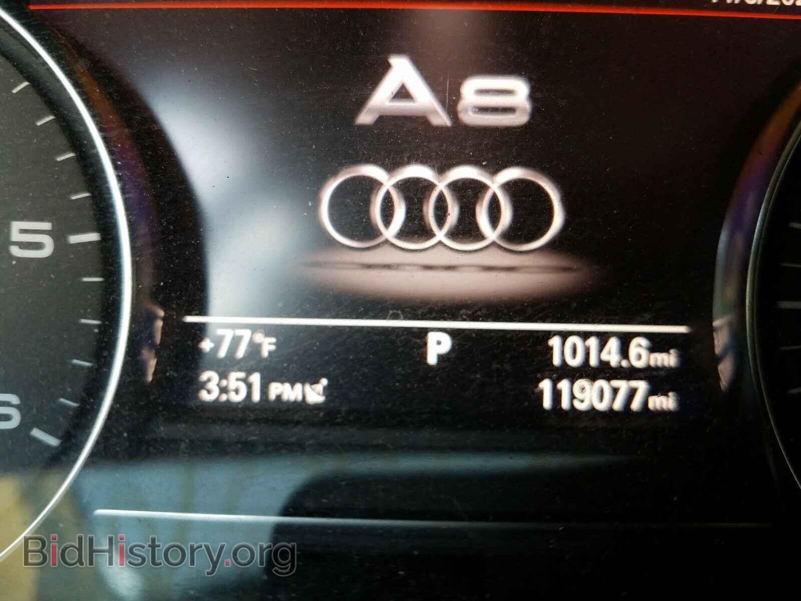 2014 AUDI A8 - VIN: WAURMAFD6EN000748 - Фото 8