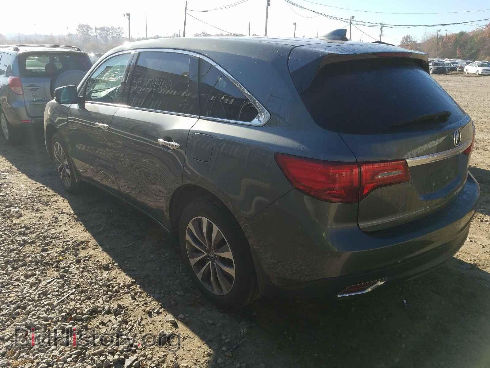 2014 ACURA MDX - VIN: 5FRYD4H43EB003178 - Фото 3
