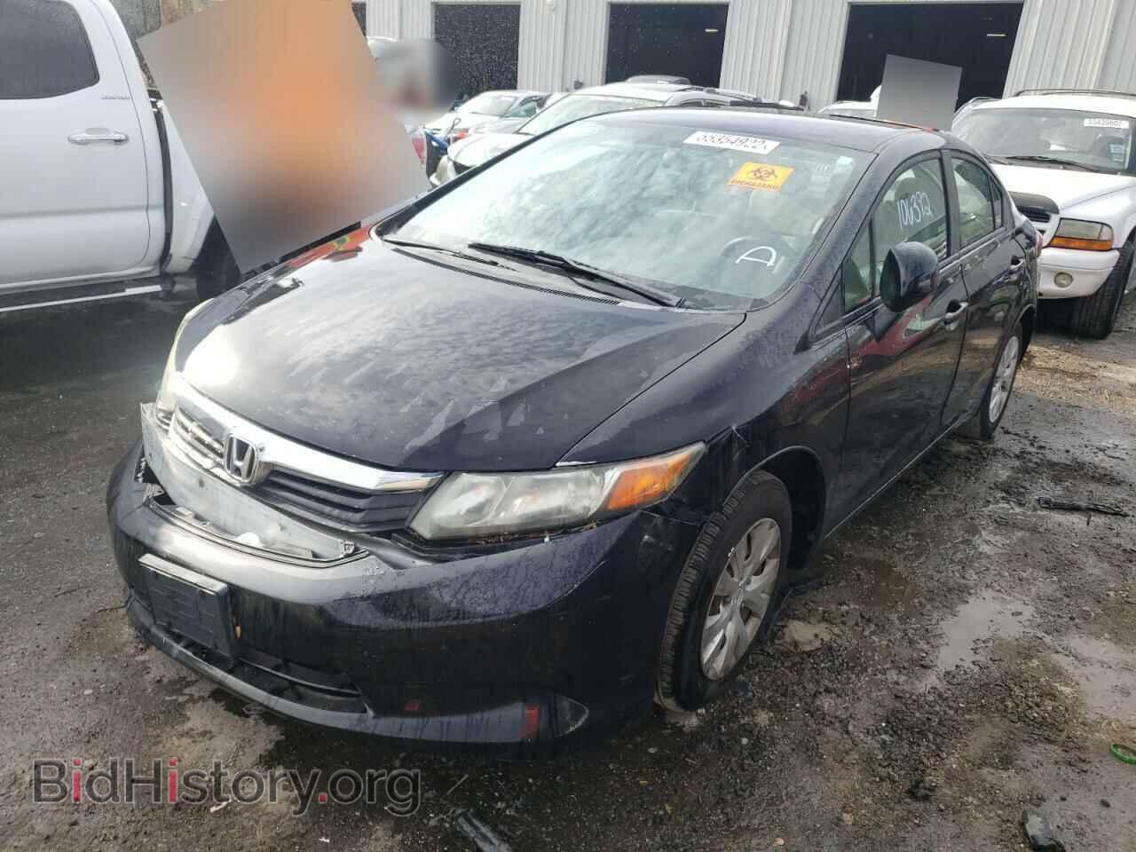 2012 HONDA CIVIC - VIN: 19XFB2F51CE011703 - Фото 2