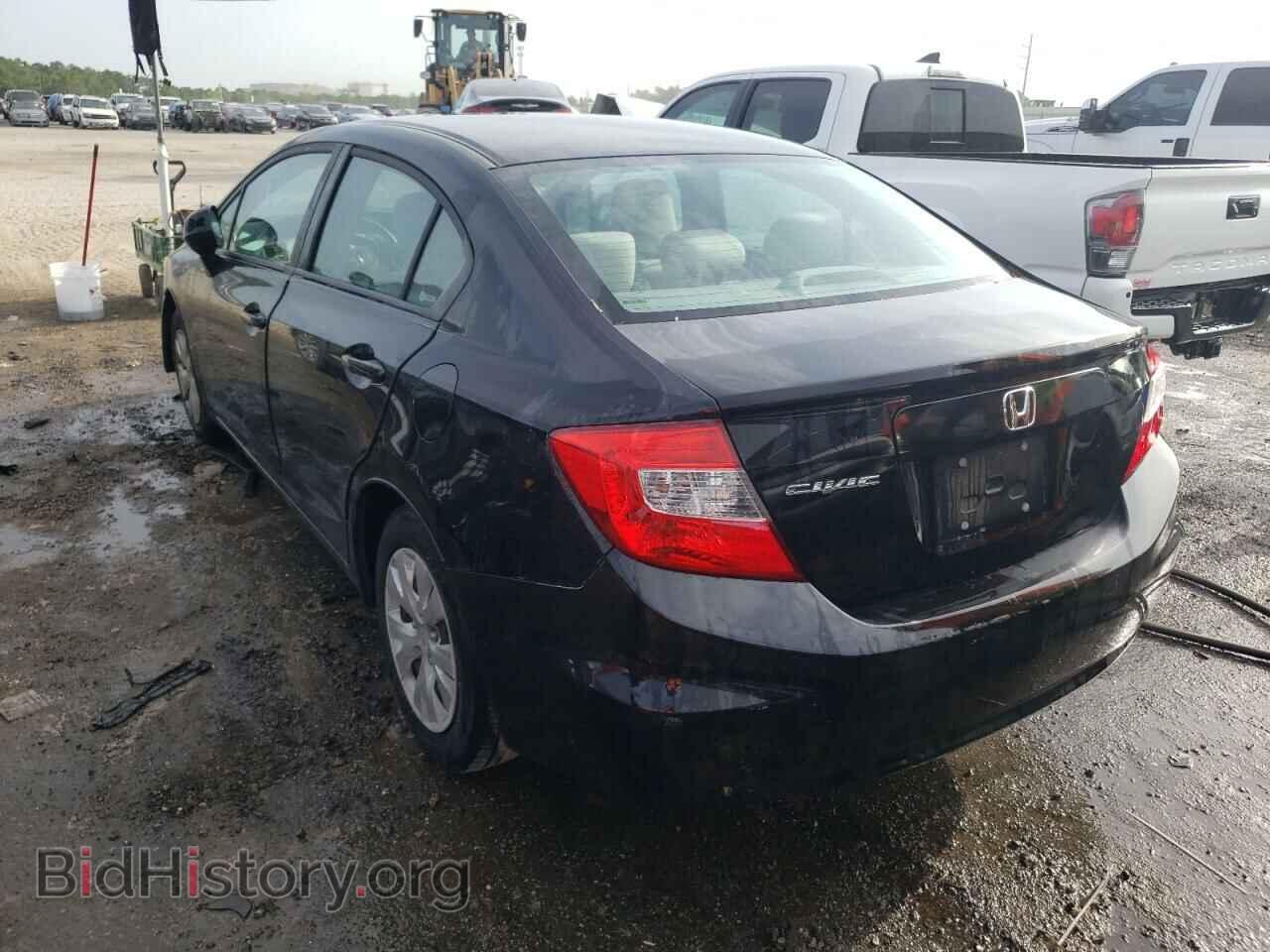 2012 HONDA CIVIC - VIN: 19XFB2F51CE011703 - Фото 3