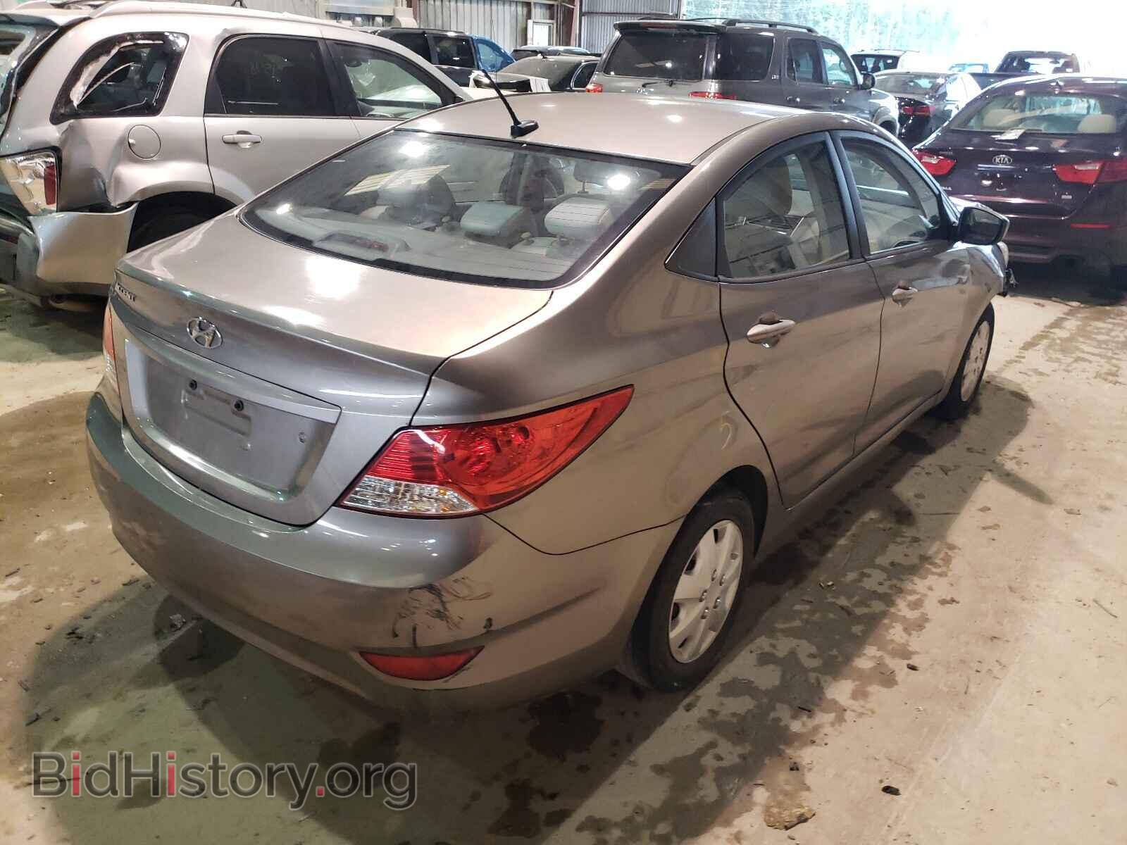 2013 HYUNDAI ACCENT - VIN: KMHCT4AE1DU439563 - Фото 4